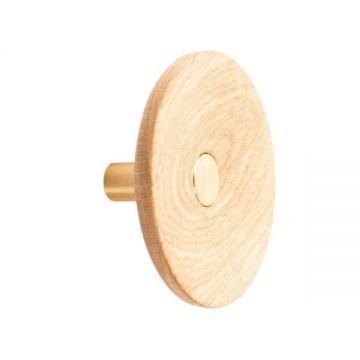 Agatatoare cuier Zoot, finisaj alama intunecata periata cu stejar natur, D:120 mm - Viefe