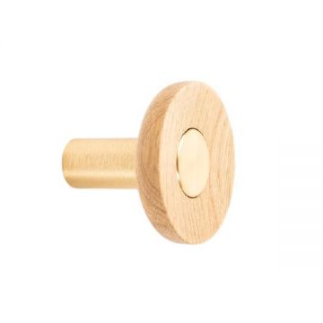 Agatatoare cuier Zoot, finisaj alama intunecata periata cu stejar natur, D:60 mm - Viefe