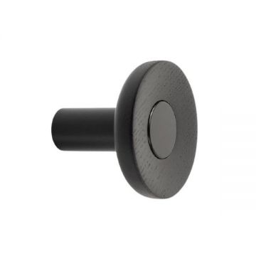 Agatatoare cuier Zoot, finisaj negru mat cu negru lacuit, D:60 mm - Viefe