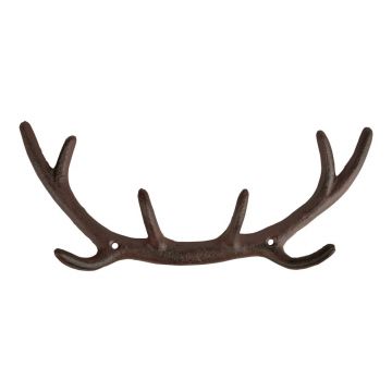 Cuier de perete maro din metal Antlers – Esschert Design