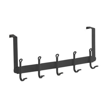 Cuier de ușă negru din metal 37 cm Nostalgia – Wenko