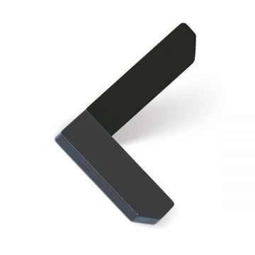 Agatatoare cuier Corner, finisaj gri antracit/negru mat, 101x87x67 mm - Viefe