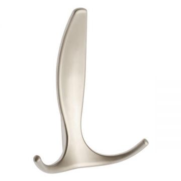 Agatatoare cuier E-018, finisaj nichel satin, 101x75x35 mm