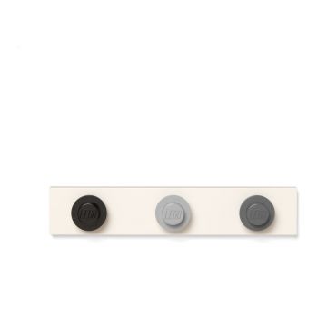 Cuier de perete LEGO®, 35 x 6,8 cm, negru-gri