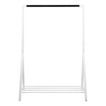 Suport de haine din metal alb Brent - Actona