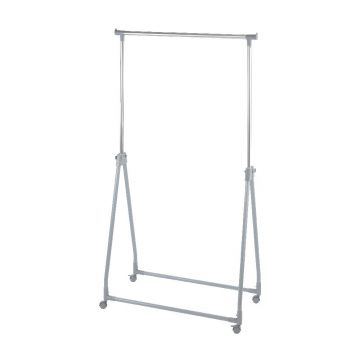 Suport de haine mobil telescopic din metal gri Foldable – Wenko