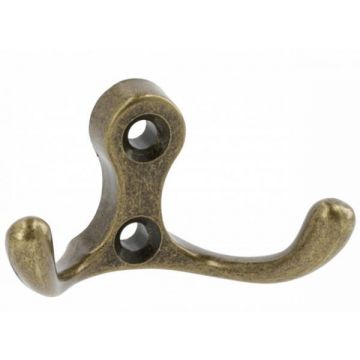 Agatatoare cuier K24, finisaj alama antichizata GT, 30x56x28 mm