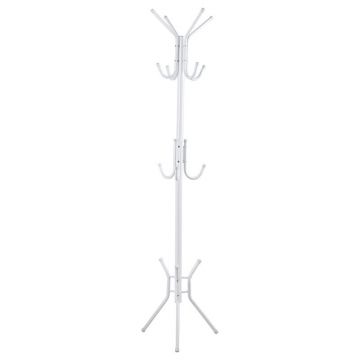 Cuier haine tip pom Piero metal alb D44x181cm