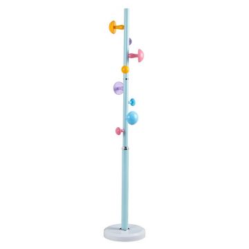 Cuier haine tip pom Violetta metal albastru deschis D31x167cm Cuier haine tip pom Violetta metal albastru deschis D31x167cm