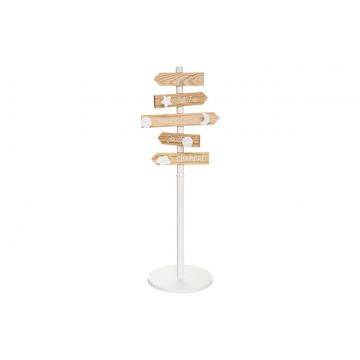 Cuier Kalogeros Aerol ,alb-natural 35x114 cm Cuier Kalogeros Aerol ,alb-natural 35x114 cm