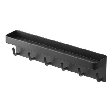 Cuier pentru chei cu raft YAMAZAKI Smart, negru