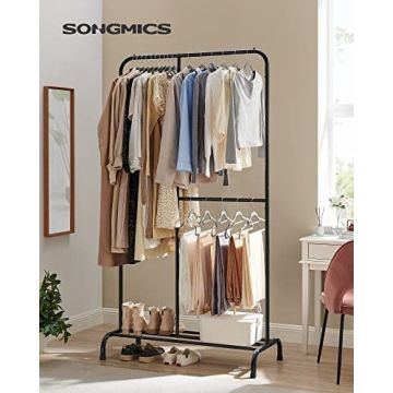 Cuier, Songmics, Negru, 105×50×195 cm