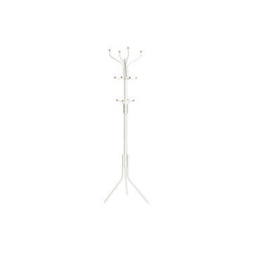 Cuier tip pom, Songmics, Metal, RCR19W, Alb, 44 x 182 cm