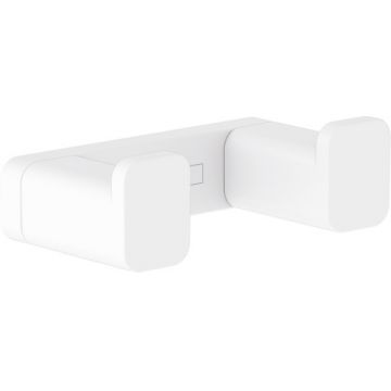 Cuier baie dublu Hansgrohe AddStoris  alb mat