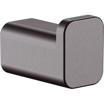 Cuier baie Hansgrohe AddStoris  negru periat