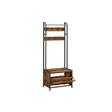 Cuier cu pantofar Vasagle Maro 65x40x170 cm