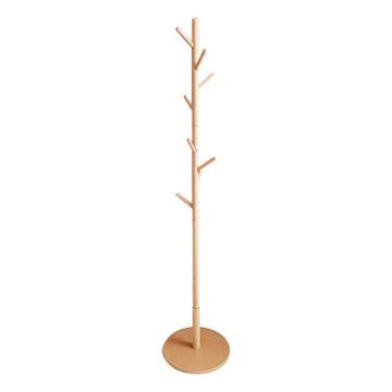 Cuier de paltoane tip pom Driko din lemn natural 38x38x174 cm