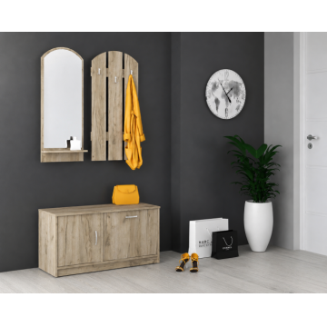 Cuier Olga Ro 100x36x150 cm K002 Stejar