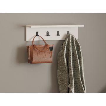 Cuier suspendat Ayla Alb 60x14.5x16.3 cm