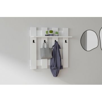 Cuier suspendat Carina Alb 70x70x18 cm