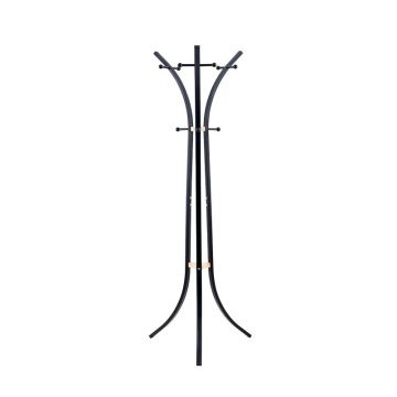 Cuier tip pom Bamile Pako World Negru 51x63x175 cm Cuier tip pom Bamile Pako World Negru 51x63x175 cm