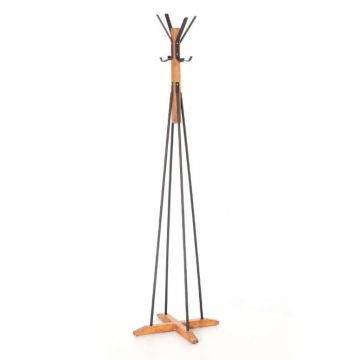 Cuier tip pom Model Myra, Nuc/Negru, 40x160 cm Cuier tip pom Model Myra, Nuc/Negru, 40x160 cm