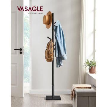 Cuier tip pom Vasagle Negru 30x30x173.6 cm