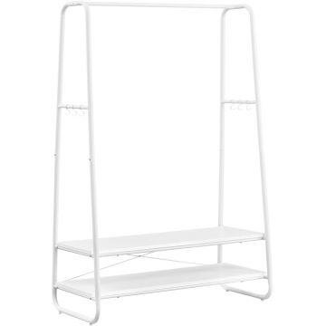 Cuier Vasagle Alb 100x45x160 cm