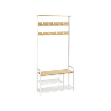Cuier Vasagle Alb 85x30x180.5 cm