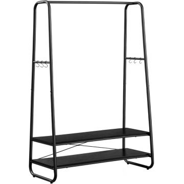 Cuier Vasagle Negru 100x45x160 cm
