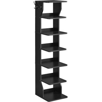 Pantofar Vasagle Negru 26.4x30x110.4 cm