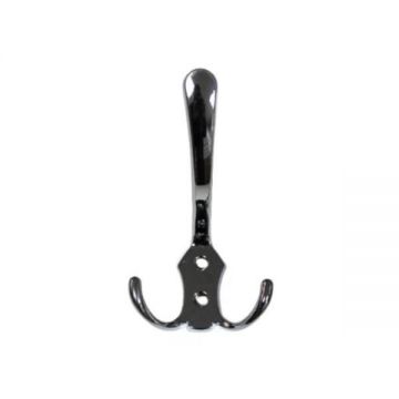 Set 5* Agatatori Cuier Sah Portmanto Dublu-135x72mm-Crom Lucios