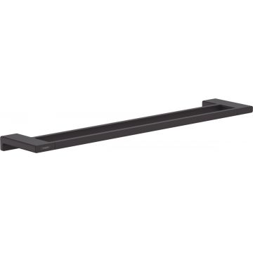 Suport prosop dublu Hansgrohe AddStoris 65  negru mat