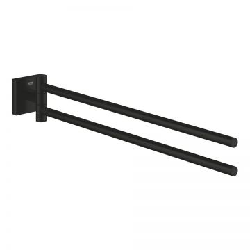 Bara dubla port-prosop Grohe Start Cube 44cm  matte black