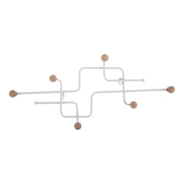 Cuier de perete alb din metal 60,5 cm Metro – PT LIVING