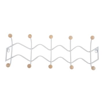 Cuier de perete alb din metal 61 cm Zig Zag – PT LIVING