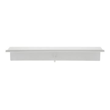Cuier de perete gri deschis cu raft din oțel 21,5 cm A-Coat – Zone