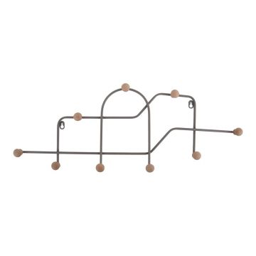 Cuier de perete gri din metal 71 cm Maze – PT LIVING