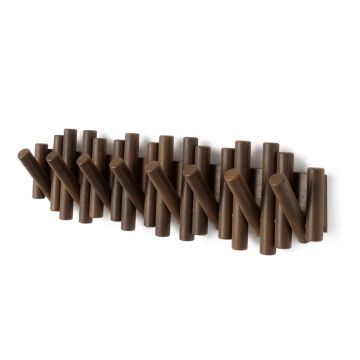 Cuier de perete în culoare naturală din lemn de pin 61 cm Picket – Umbra