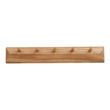 Cuier de perete în culoare naturală din lemn de stejar 50 cm Barco – House Nordic