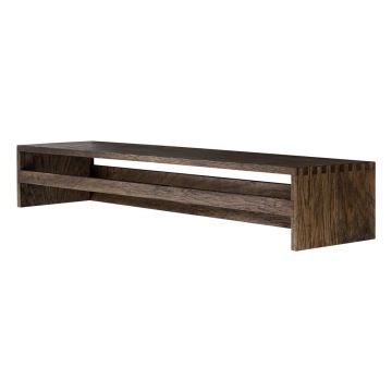 Cuier de perete maro cu raft din lemn de stejar 60 cm Showcase – Mette Ditmer Denmark