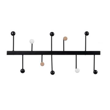 Cuier de perete negru din metal – Ixia