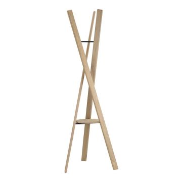 Cuier în culoare naturală din lemn de stejar 62x176 cm Rakku – Blomus