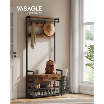 Cuier intrare Vasagle Maro 80.4x30x181.6 cm
