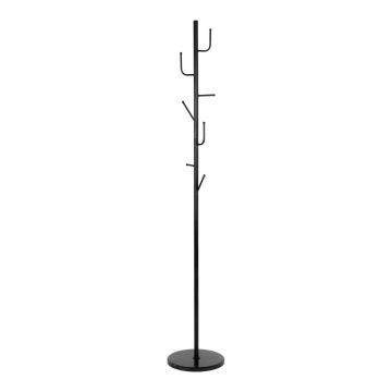Cuier negru din metal ø 29x170 cm Twiggy – White Label