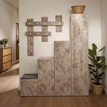 Cuier Nenich Bej 150x37x180 cm