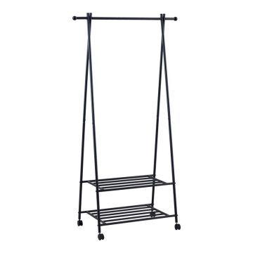 Cuier Pintu Negru 86x43x160 cm