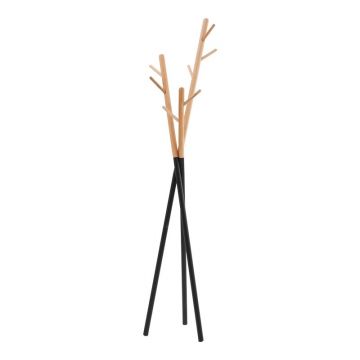 Cuier Sigar Negru 49x51x187 cm