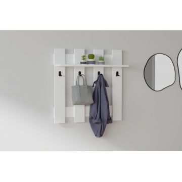 Cuier suspendat Carina Alb 70x70x18 cm
