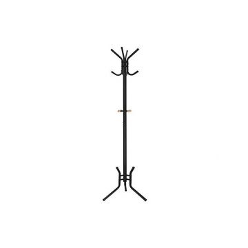 Cuier tip pom Model Wise, Negru, 49x49x176 cm